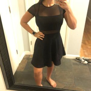 American apparel mesh detail a line dress